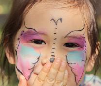 Community Day at Elmhurst: Face Painting with Party Colors image